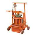 QM2-45 small electric mobile manual hollow block making machine